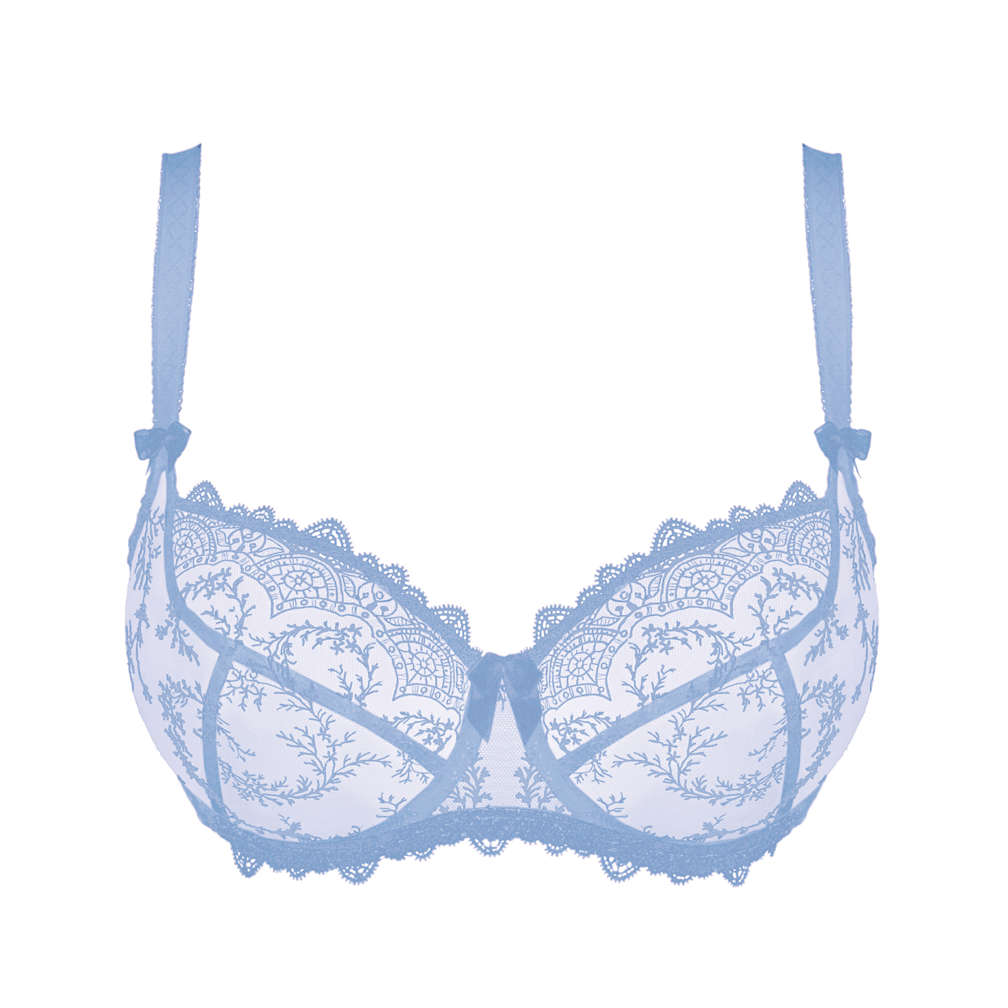 Empreinte Louise non moulded wired Low Neck Bra in Ombre