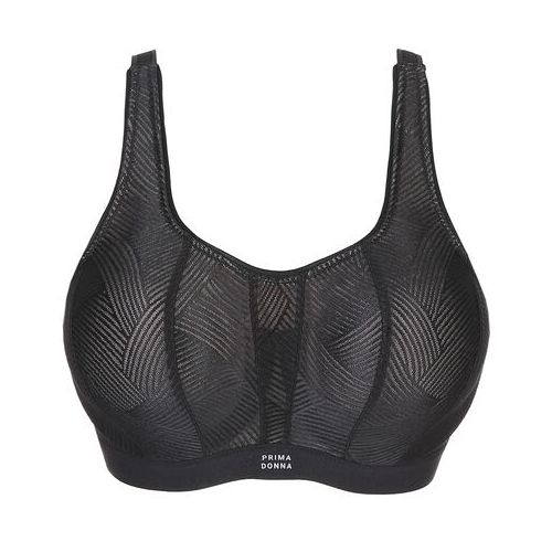PrimaDonna Sport The Game Moulded Sports Bra In Black B-G Cup