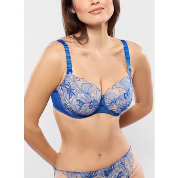 Empreinte Agathe Low Neck Bra in Blue Lazuli