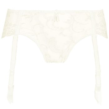 Empreinte Ginger Thong with removable suspenders in Natural