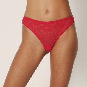 Marie Jo Color Studio Lace Thong in Scarlette