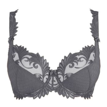 Empreinte Thalia Jacquard Underwired Low Neck Non Moulded Bra in Celestial Grey  New Style!