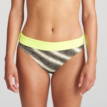 Marie Jo Swim Murcia Bikini Fold Briefs in Yellow Flash