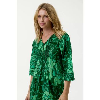 Oneseason Emerald Coast Viscose Dress in India Green