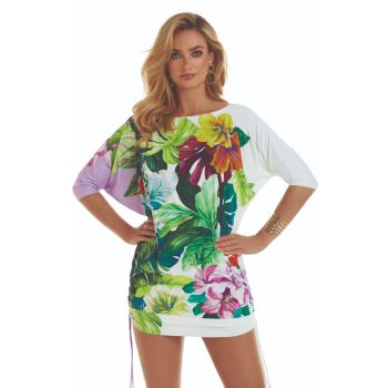 Roidal Tropic Nina Batwing Short Dress/Tunic