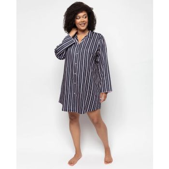 Cyberjammies Estelle Printed Stripe Nightshirt