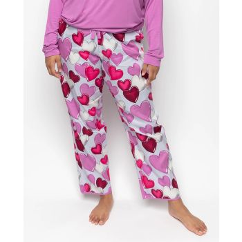 Cyberjammies Viola Heart Print Pyjama Pants