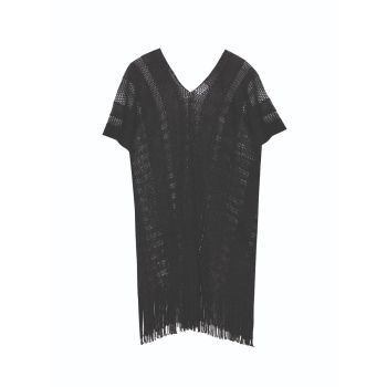 Tessy By Roidal Amal  Crochet Dress in Black