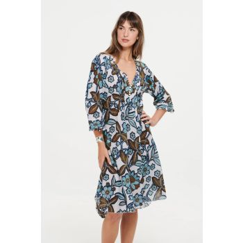 Oneseason Oman Middy Poppy Dress