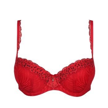 Marie Jo Coely Moulded Balcony Bra in Strawberry Kiss B To E Cup