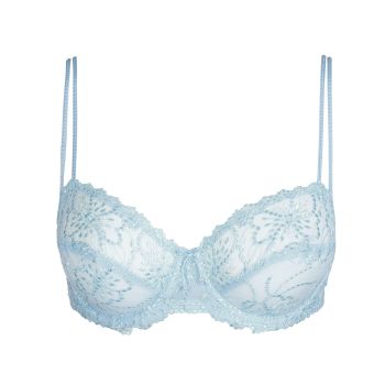Marie Jo Jane Balcony Bra Horizontal Seam in Milky Blue B To E Cup