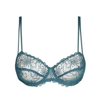 Marie Jo Jane Balcony Bra Horizontal Seam in Peacock B To E Cup