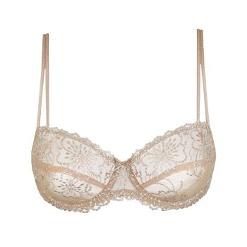 Marie Jo Jane Balcony Bra Horizontal Seam in Sand B To E Cup