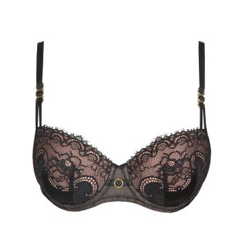 Marie Jo Junoo Padded Balcony Bra in Black B To F Cup