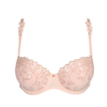 Marie Jo Leda Padded Balcony Bra in Glossy Pink B To F Cup
