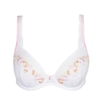 Marie Jo Lizelot Plunge Bra in White B To E Cup