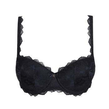 Marie Jo Manyla Padded Balcony Bra in Velvet Blue B To E Cup