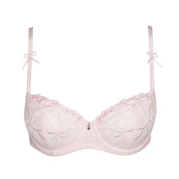 Marie Jo Noova Balcony Bra Vertical Seam in Gardenia Rose B To F Cup