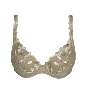 Marie Jo Agnes Padded Plunge Bra in Golden Olive A To F Cup