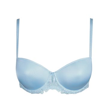 Marie Jo Jane Padded Balcony Bra in Milky Blue B To F Cup