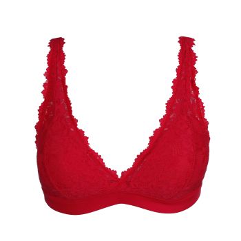 Marie Jo Soft Studio Padded Bralette in True Red A To E Cup