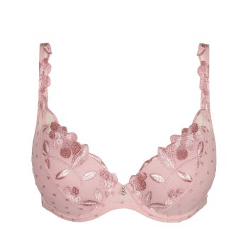 Marie Jo Agnes Padded Plunge Bra in Vintage Pink A To F Cup