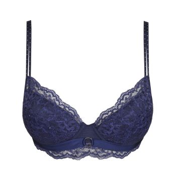 Marie Jo Musea Push-up Bra Removable Pads in Sapphire Blue A To E Cup