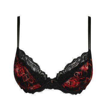 Marie Jo Selyna Push-up Bra Removable Pads in Spicy Red A To E Cup