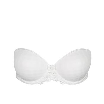 Marie Jo Avero Padded Bra - Strapless in White B To E Cup