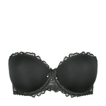 Marie Jo Jane Padded Bra Strapless in Black B To E Cup