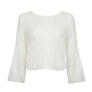 Marie Jo Avero Top Without Cups in Ivory Petal 