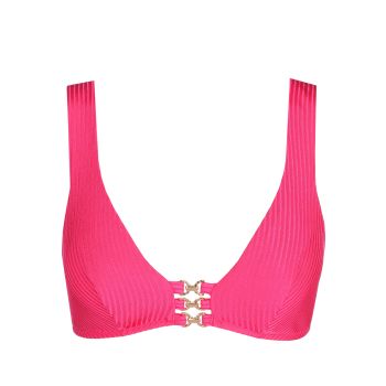 Marie Jo Swim Emly Padded Triangle Bikini Top in Dragon Fruit 