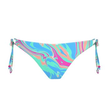 Marie Jo Swim Arubani Bikini Briefs Waist Ropes in Ocean Swirl 