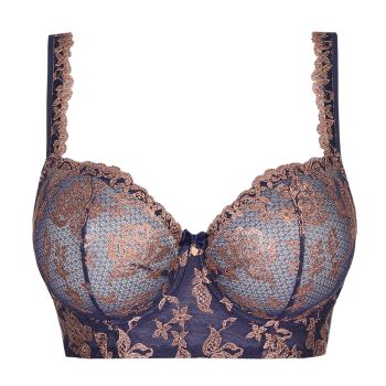 PrimaDonna Dolce Vita Longline Balcony in Bleu Bijou C To F Cup