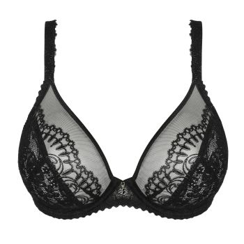Primadonna Shimla Plunge Bra in Black C To G Cup