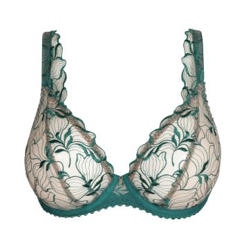 PrimaDonna Springdale Plunge Bra in Jasper Green C To G Cup