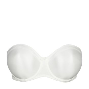 PrimaDonna Satin Strapless Non Padded in Natural B To G Cup