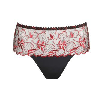 Primadonna Springdale Luxury Thong in Black Rose 