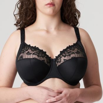 PrimaDonna Deauville Full Cup Bra in Black I To K Cup