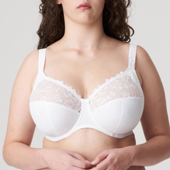 PrimaDonna Deauville Full Cup Bra in White I To K Cup