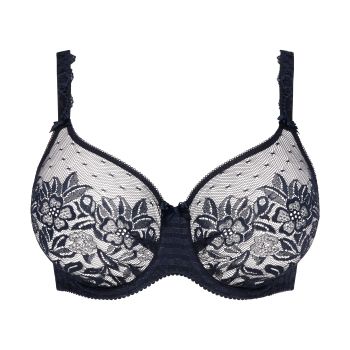 Primadonna Madison Non Padded Full Cup Seamless in Velvet Blue C To H Cup