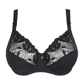 PrimaDonna Orlando Full Cup Bra in Charcoal B To H Cup