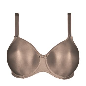 PrimaDonna Satin Non Padded Full Cup Seamless in Ebony D To H Cup