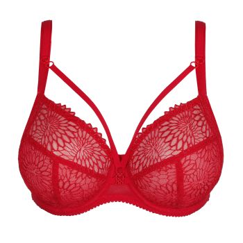 Primadonna Sophora Full Cup Bra in True Red C To H Cup