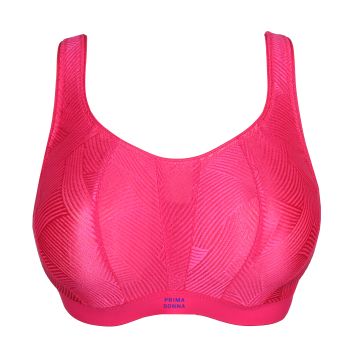 PrimaDonna Sport The Game Padded Sports Bra in Electric Pink B To G Cup