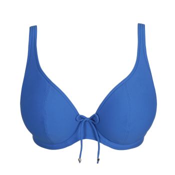 PrimaDonna Swim Aswan Padded Plunge Bikini Top in Delphinium Cheer Blue B To G Cup