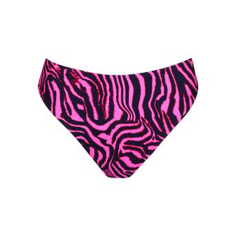Primadonna Swim Malabo Bikini Briefs Brazilian in Hot Pink Zebra 