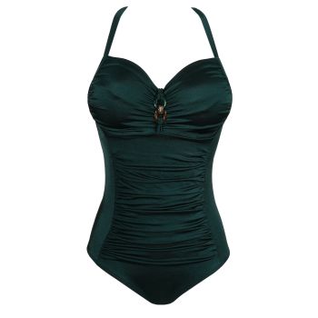 PrimaDonna Swim Mangalore Full Cup Swimsuit Control in Jewel Green C To I Cup