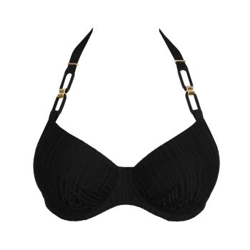 PrimaDonna Swim Kiruna Full Cup Bikini Top in Black C To I Cup