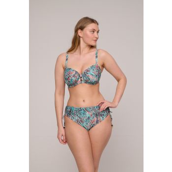 PrimaDonna Swim Riyad Full Cup Bikini Top in Turquoise 34G and Medium Brief